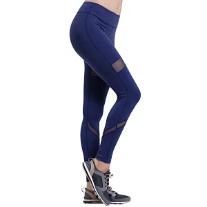 Fashion design plus size  soft breathable mesh yoga tights women  leggings fitness