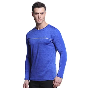 Wholesale sportswear Running Sport Shirts Exercise Full Sleeve T Shirts For Men