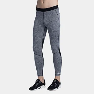 Men's breathable leggings sretchy reflective workout  gym pants compression pants