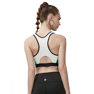 Fashion Show Custom Backless Bra Wicking sexy  Women Compression Sports Bra