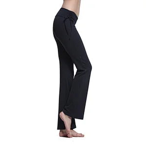 New style classic pattern comfortable moisture wicking  women long yoga pants with elastic yoga pants fitness leggings for women
