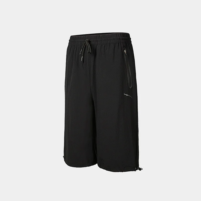 Men's running Workout Lightweight nylon Shorts Elastic Waistband fitness pants with Pockets