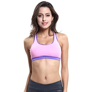 pink high impact wholesale xxl push up sports bra