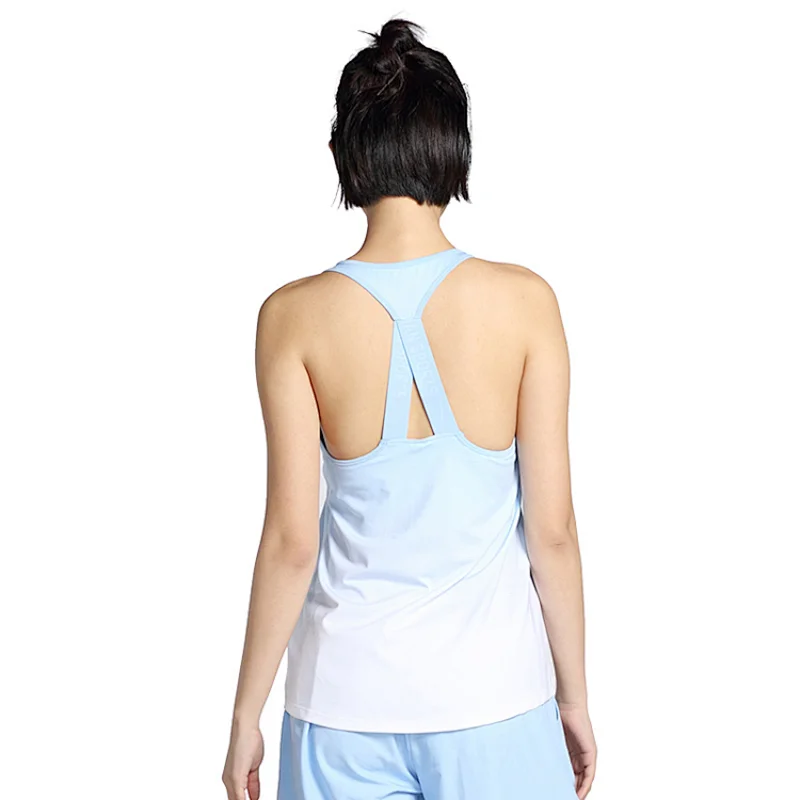 Custom logo  factory OEM breathable shade change tank top women sublimation printing sportvestCustom logo designed tank topwoman