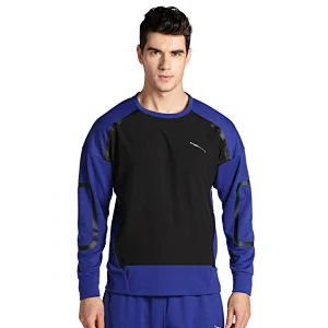 Custom Logo Pullover Men's Sports Crewneck Sweatshirt Winter OEM Service Quick Dry Breathable Knitted Regular Support O-neck