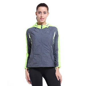 Custom OEM tech contrast color light weight windbreaker zip up woven quality outwear  running skin jackets for women