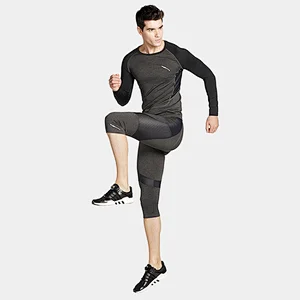 2020 New Breathable Quickdry Mens sports Long Sleeve GYM t shirts