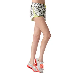Custom sublimation printed fitness running shorts jumpsuits yoga shortHot Sell Women Sports Wear Short Great Stretch Yoga Shorts