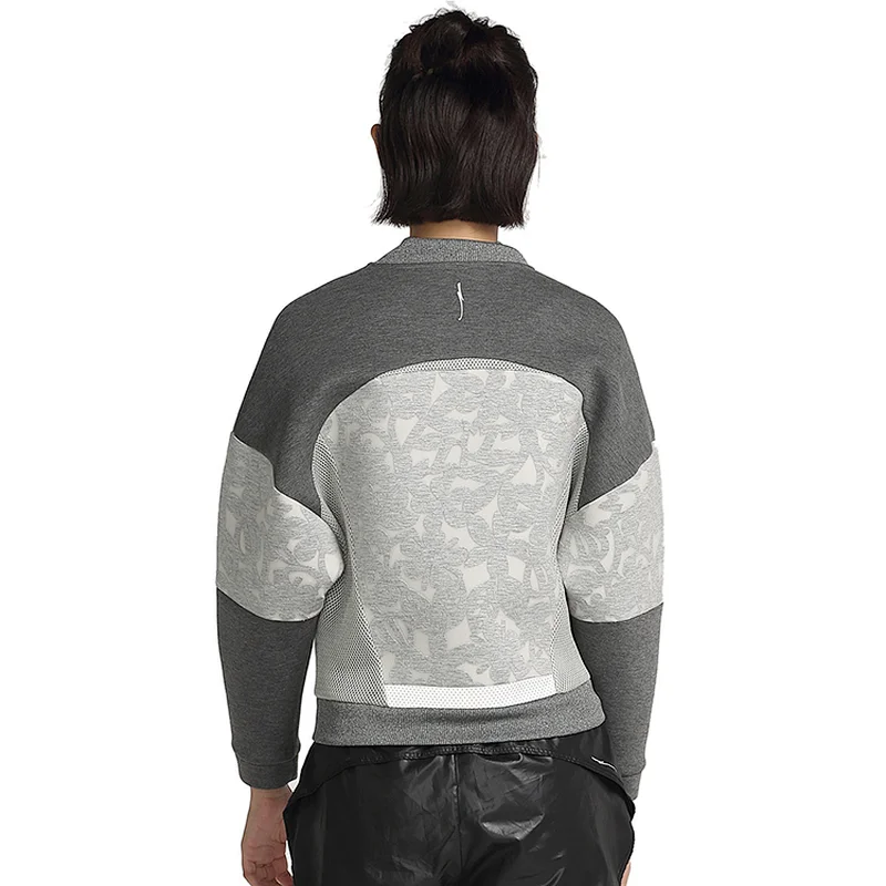 Burn Out printing tracksuits for women fitness running sportswear casual jacket