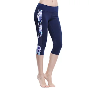 wholesale price fashion mesh inset athletic tights sets waist elastic yoga gym leggings
