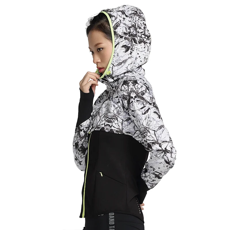 High quality tops new design custom active sports hoodie jacket