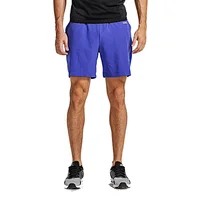 Wholesale athletic shorts custom logo printing gym shorts with zipper pockets jogging pants for men