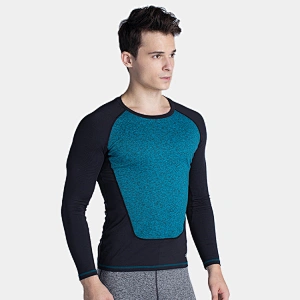 high quality t shirts fitness long sleeve wear men running sports gym t shirt for men