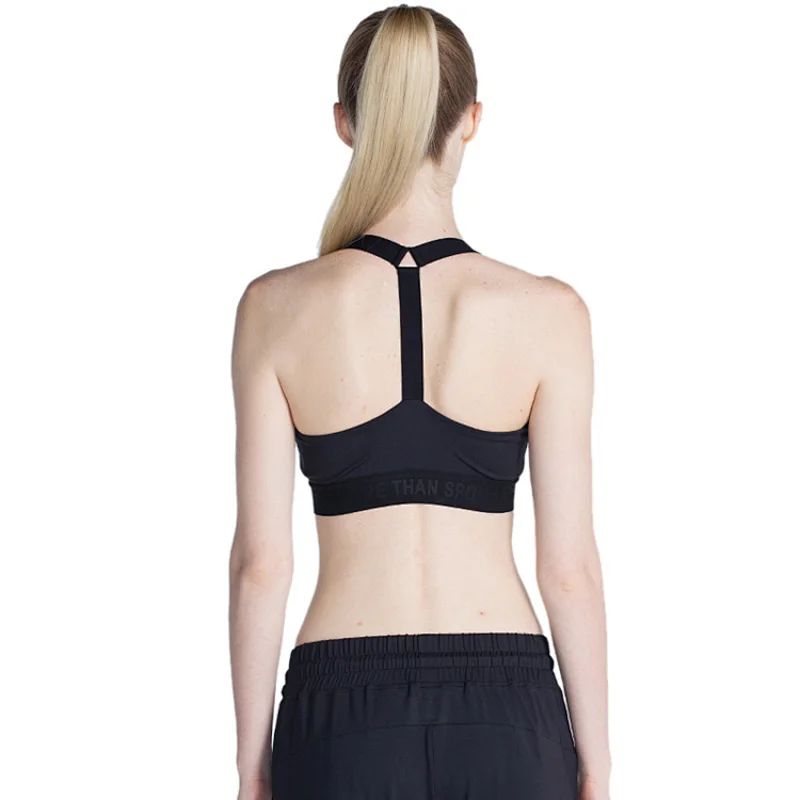 ladies hotsexy pushup yoga bra women high quality removable cup strappy Sports Bra