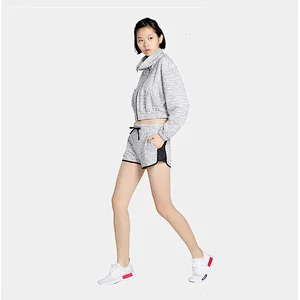custom logo outfit workout fitness shorts women with pocket