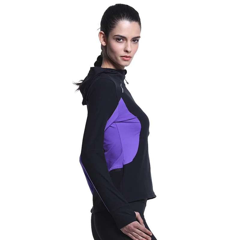 Wholesale Custom Unisex Polyester Spandex Sports Womens Hoodies