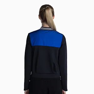 Wholesale tripe collar quilted padding with full zipper solid color fitness running women jacket