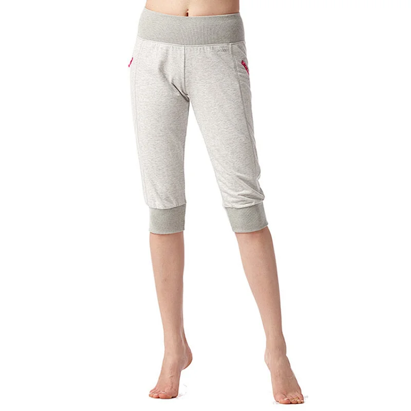 Custom logo oem design private label cotton white yoga pants for women