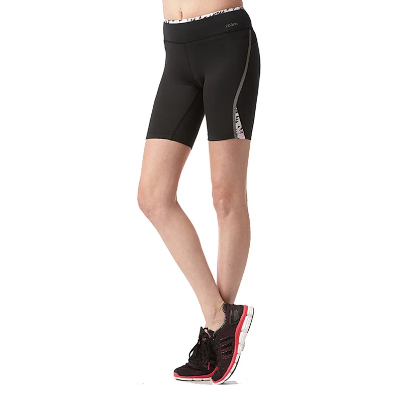 Custom quick dry breathable elastic waist yoga gym leggings fitness training running Sports Shorts