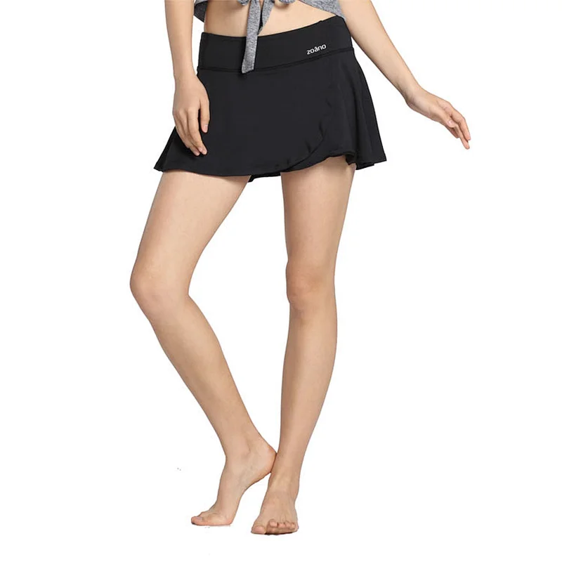 Custom sweat mini set skort  lightweight quick dry running tennis dress women