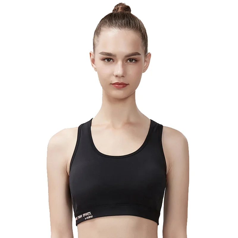 Wholesale  High Elastic Fiber Wide Shoulder Strap Wholesale Women Sports Bra yoga