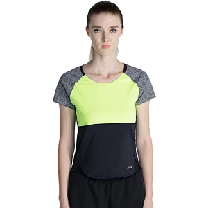 Custom women Designed tee dry fit workout gym running active sportswear fluo summer T shirt