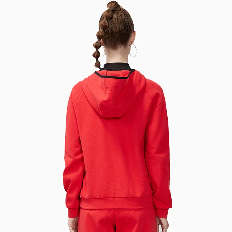Custom logo color high quality korean style sweaters gym fitness running hoodie for women