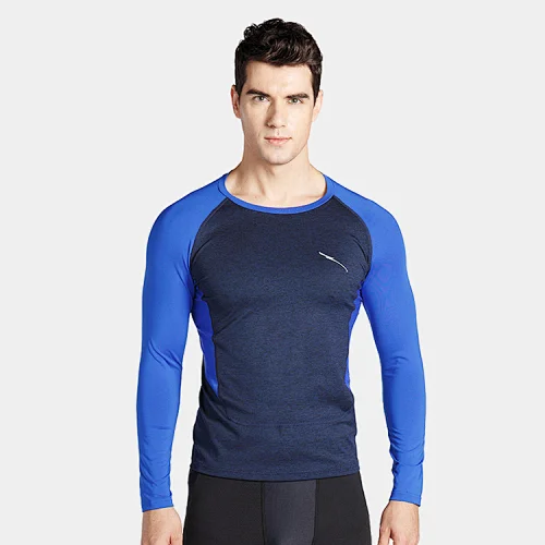 2020 New Breathable Quickdry Mens sports Long Sleeve GYM t shirts