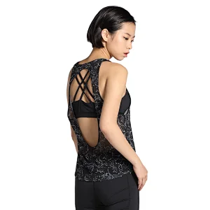 Women mesh sublimation vest  graphic printing yoga running fitness tank active wear tank top Custom logo designed tank topwoman