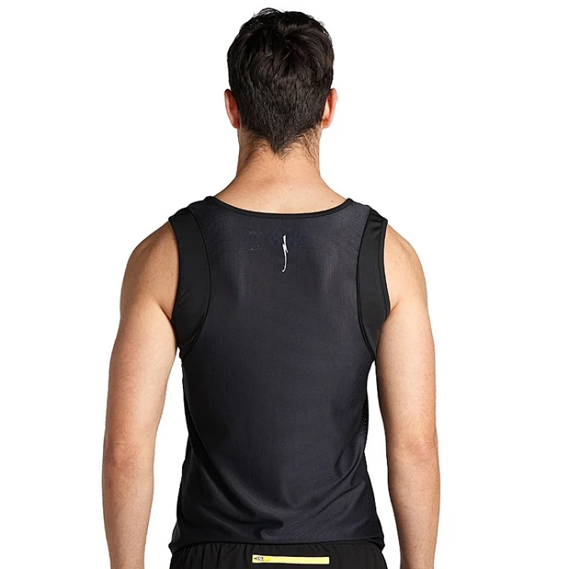 mens custom black cropped sport gym tanktops
