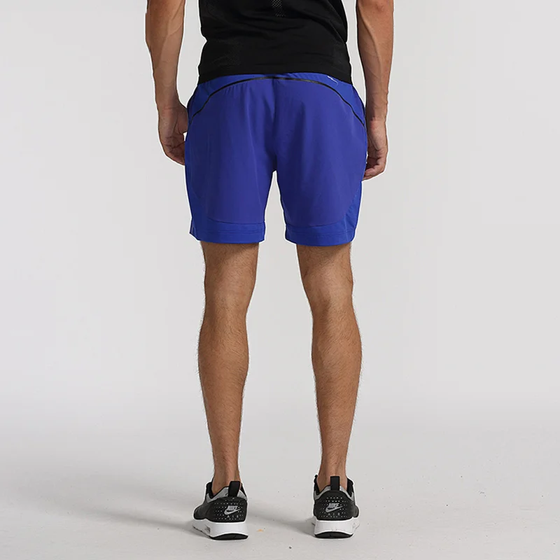 Wholesale athletic shorts custom logo printing gym shorts with zipper pockets jogging pants for men