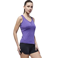 OEM factory basic high quality sweating gym dry fit tank tops for women