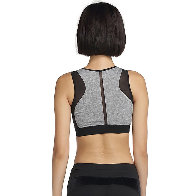 fitness womens breathable fitness hollow yoga sports bra