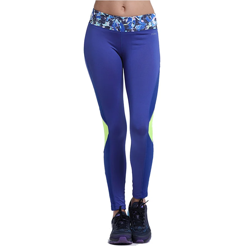 High quality  OEM   sweat wicking long sport workout  reflective logo gym pants women running pants with zip pocket