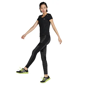 Skinny stripe mid waist gym leggings high spandex  sport running pants  women compression tights