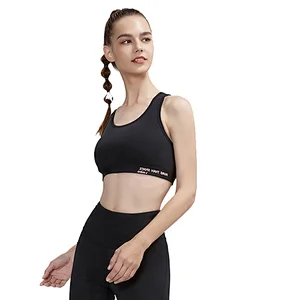 Wholesale  High Elastic Fiber Wide Shoulder Strap Wholesale Women Sports Bra yoga
