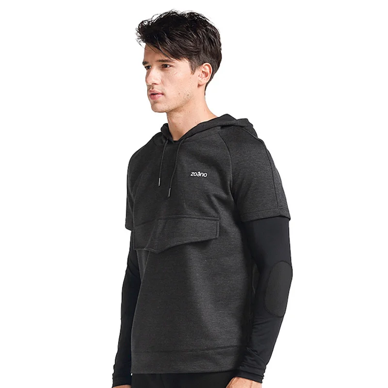 custom design inside and outside 2piece mens sweatshirts hoodies