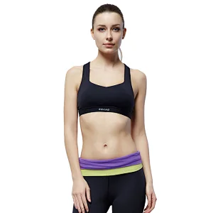 Women fashion customize print logo yoga running fitness sports bra