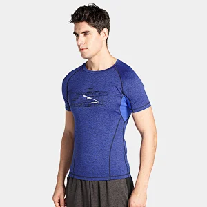 high quality workout sports dry fit mens t shirt gym fitness t shirt sport men