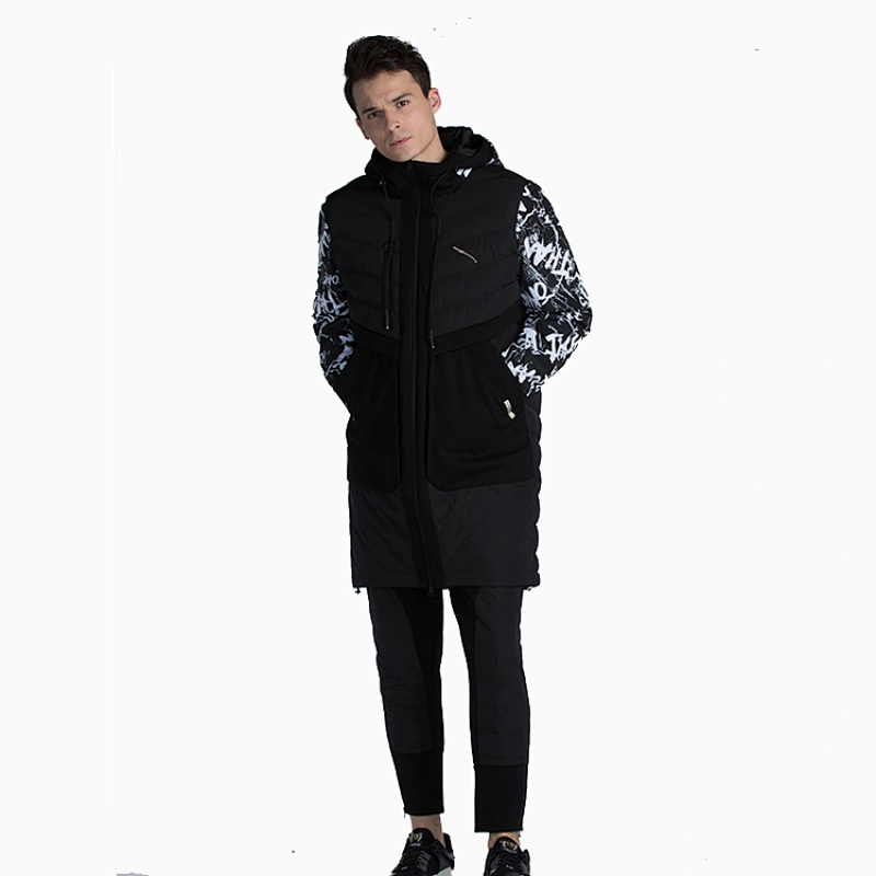 High quality quilted jacket duck down men jacket in stock