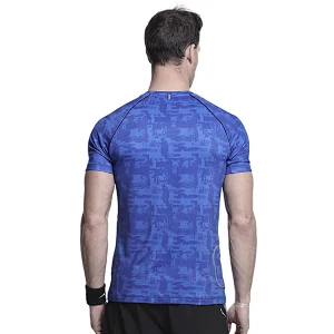 3D sublimation print t-shirt custom logo free design high quality workout shirt short sleeve shirt gym wear fitness t shirt men