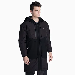 High quality quilted jacket duck down men jacket in stock  Long warm and windproof in autumn  winter Stitching and plush