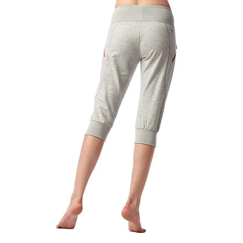 Custom logo oem design private label cotton white yoga pants for women