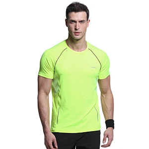 custom print high quality workout shirt men short sleeve shirt gym wear fitness t shirt men