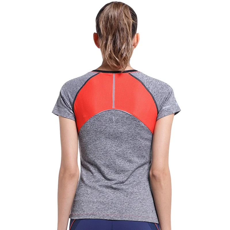 Cheap Wholesale Promotional Gym Sports Wear Womens Sports Thin Cropped womens t shirts