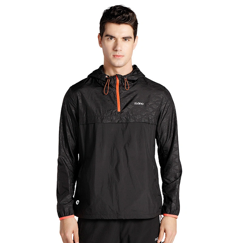 BSCI Factory new design long sleeve ultra-slim coolinng anti-UV sun-protection hoodie