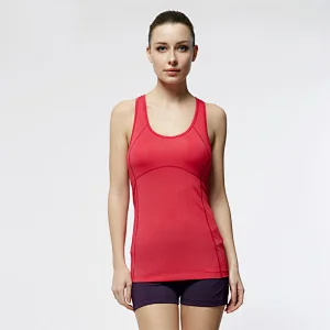 Women oem regular bodybuilding yoga wear quick dry gym fitness tactive wear tank top Custom logo designed tank topwoman