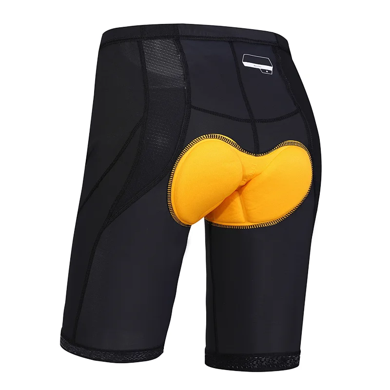 Men's 3D GEL Padded Cycling Underwear Shorts Bicycle COMP Shorts Anti-Slip Elastic Riding MTB