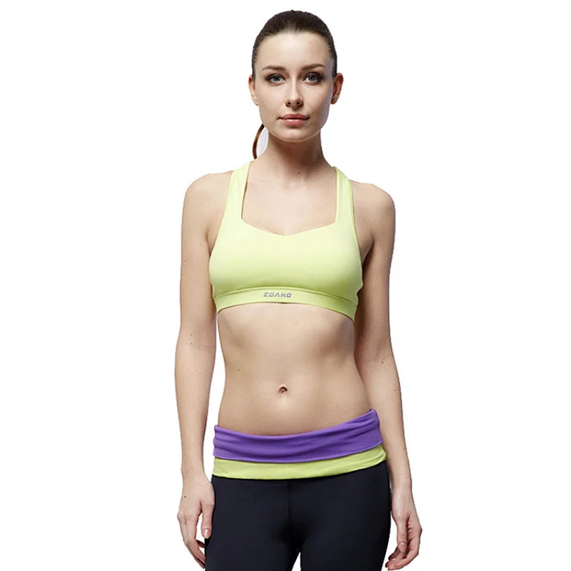 Women fashion customize print logo yoga running fitness sports bra