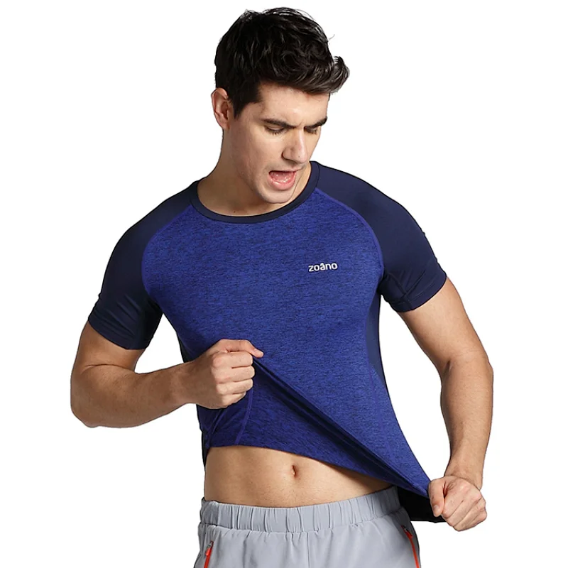Sportswear Mens Clothing Wholesale Custom High Quality Man muscle fit sport fitness t shirt men